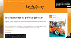 Desktop Screenshot of gdesign.no