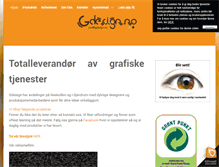 Tablet Screenshot of gdesign.no